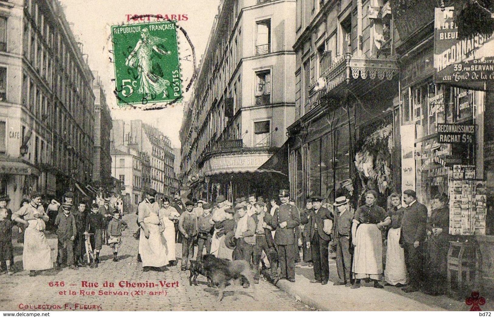 PARIS - Rue Du Chemin Vert - Arrondissement: 11