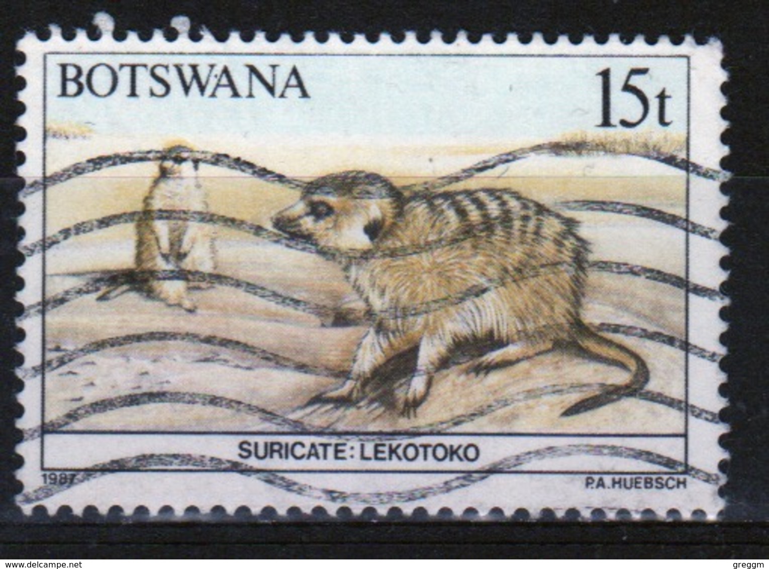 Botswana 1987 Single 15t Commemorative Stamp From The Animals Of Botswana Set. - Botswana (1966-...)