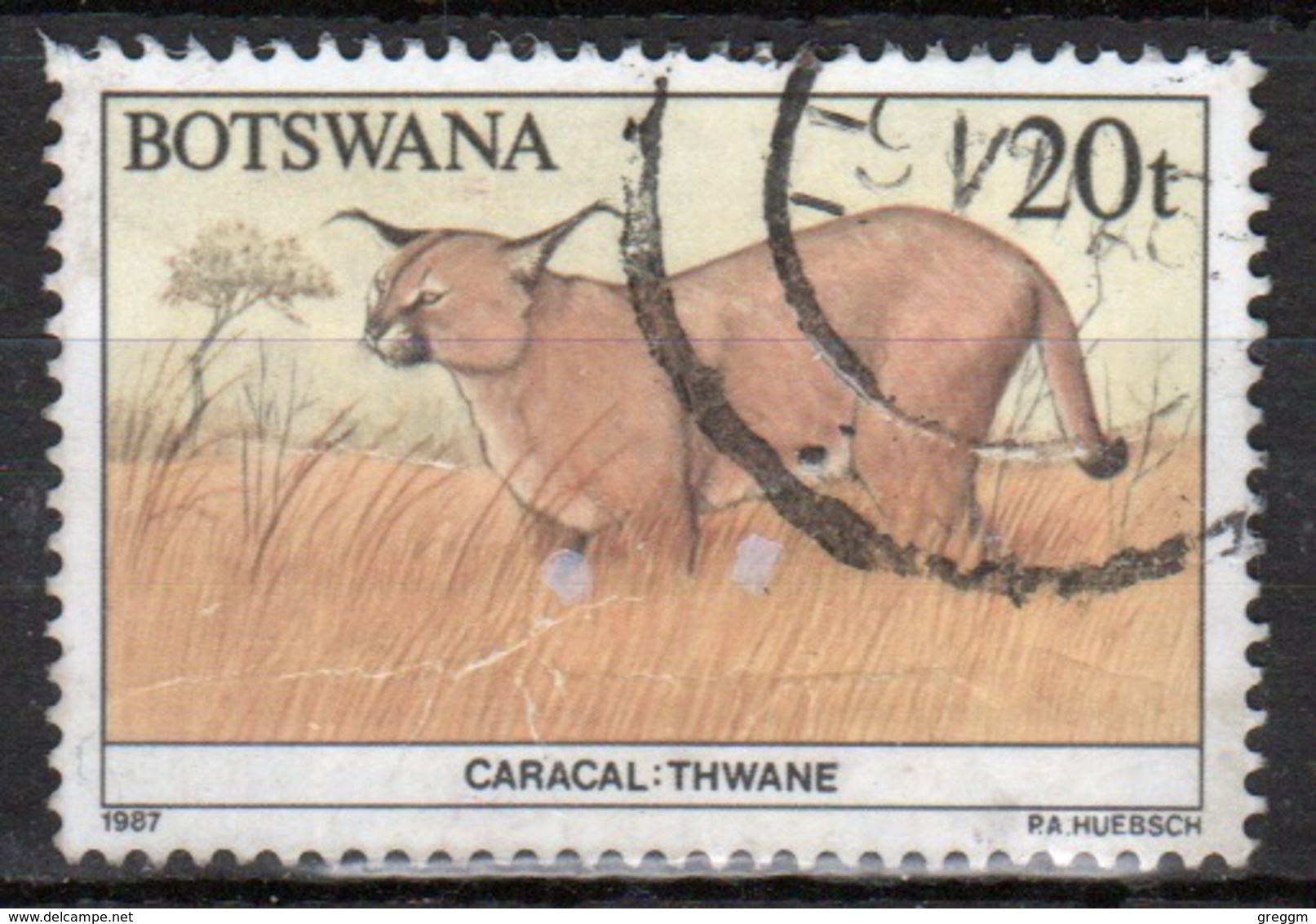 Botswana 1987 Single 20t Commemorative Stamp From The Animals Of Botswana Set. - Botswana (1966-...)