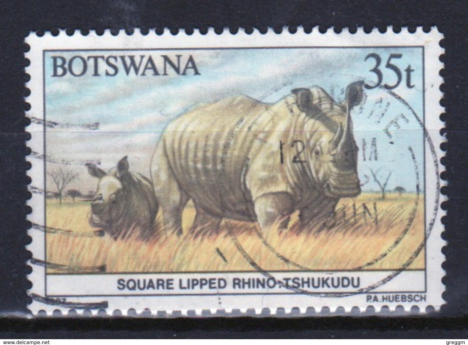 Botswana 1987 Single 35t Commemorative Stamp From The Animals Of Botswana Set. - Botswana (1966-...)