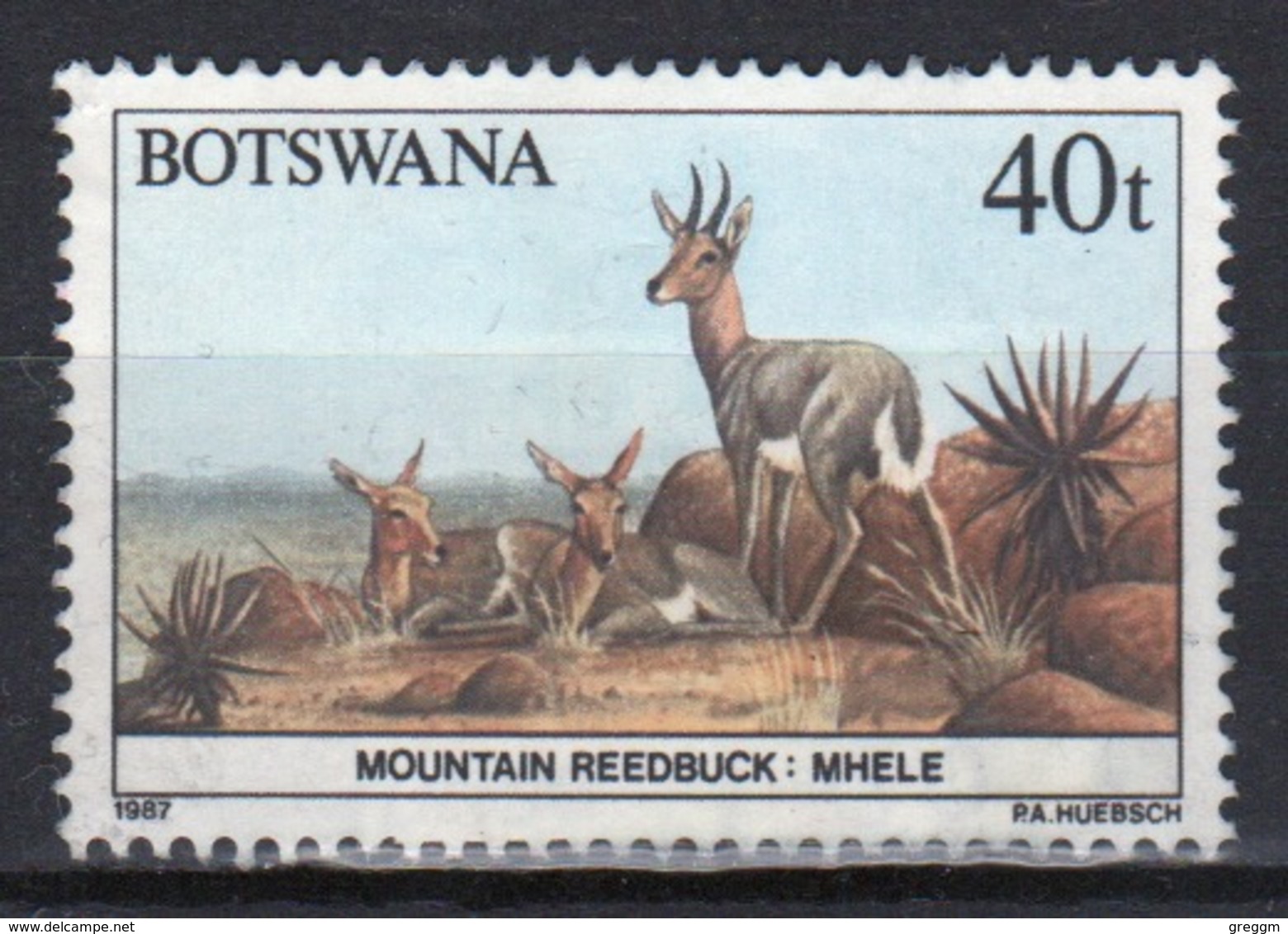 Botswana 1987 Single 40t Commemorative Stamp From The Animals Of Botswana Set. - Botswana (1966-...)