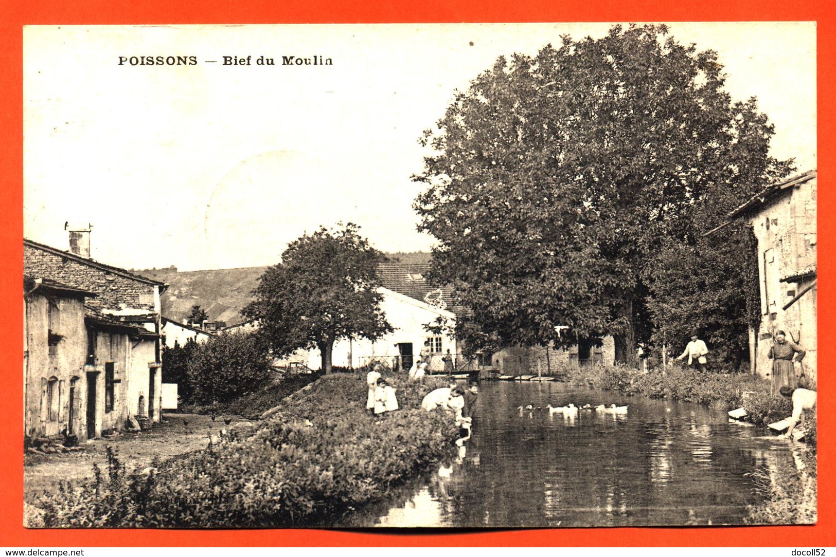 CPA 52 Poissons " Bief Du Moulin " - Poissons