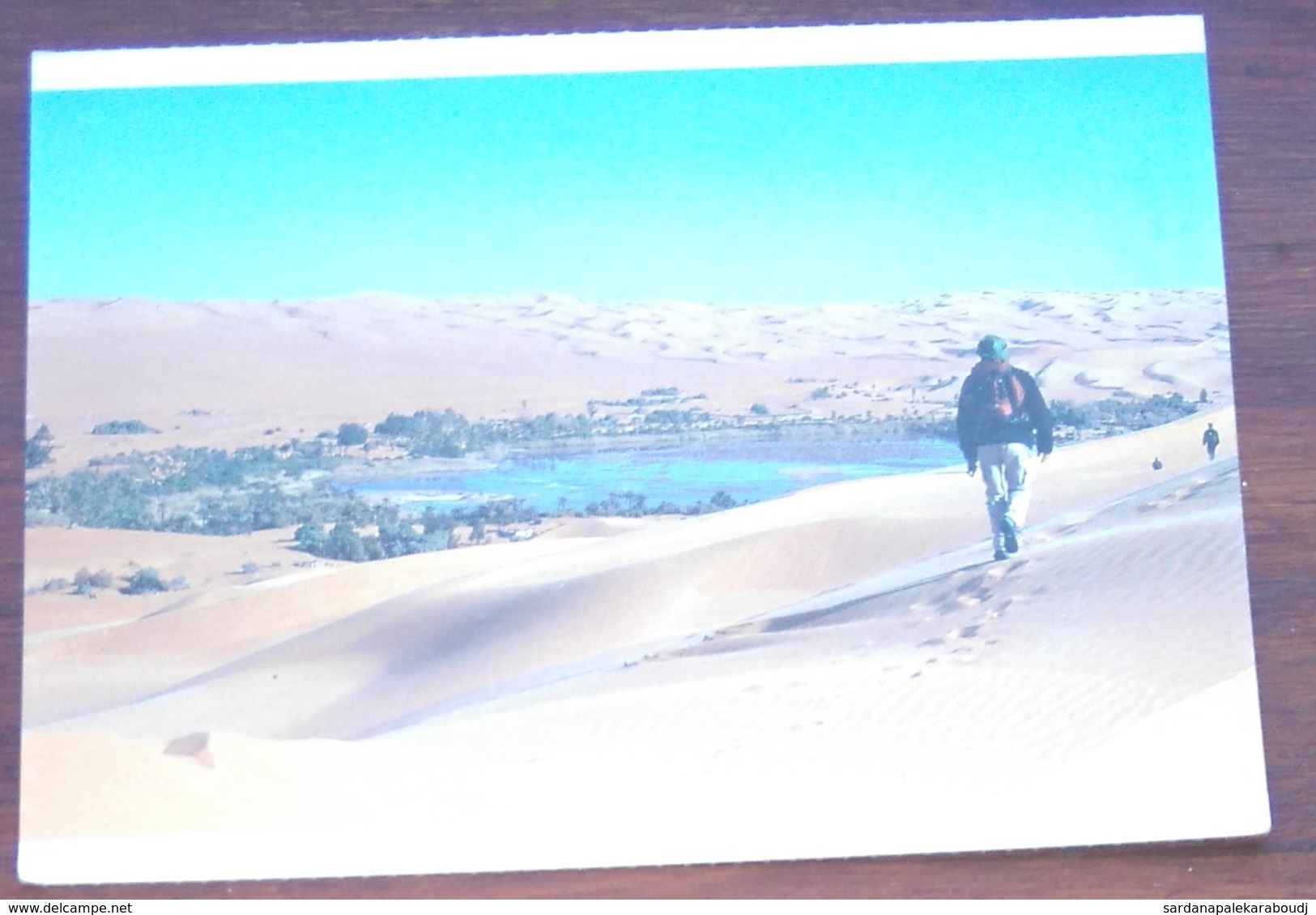 [ LIBYE ]  CPM Désert. LAC De L'erg UBARI. - Libia