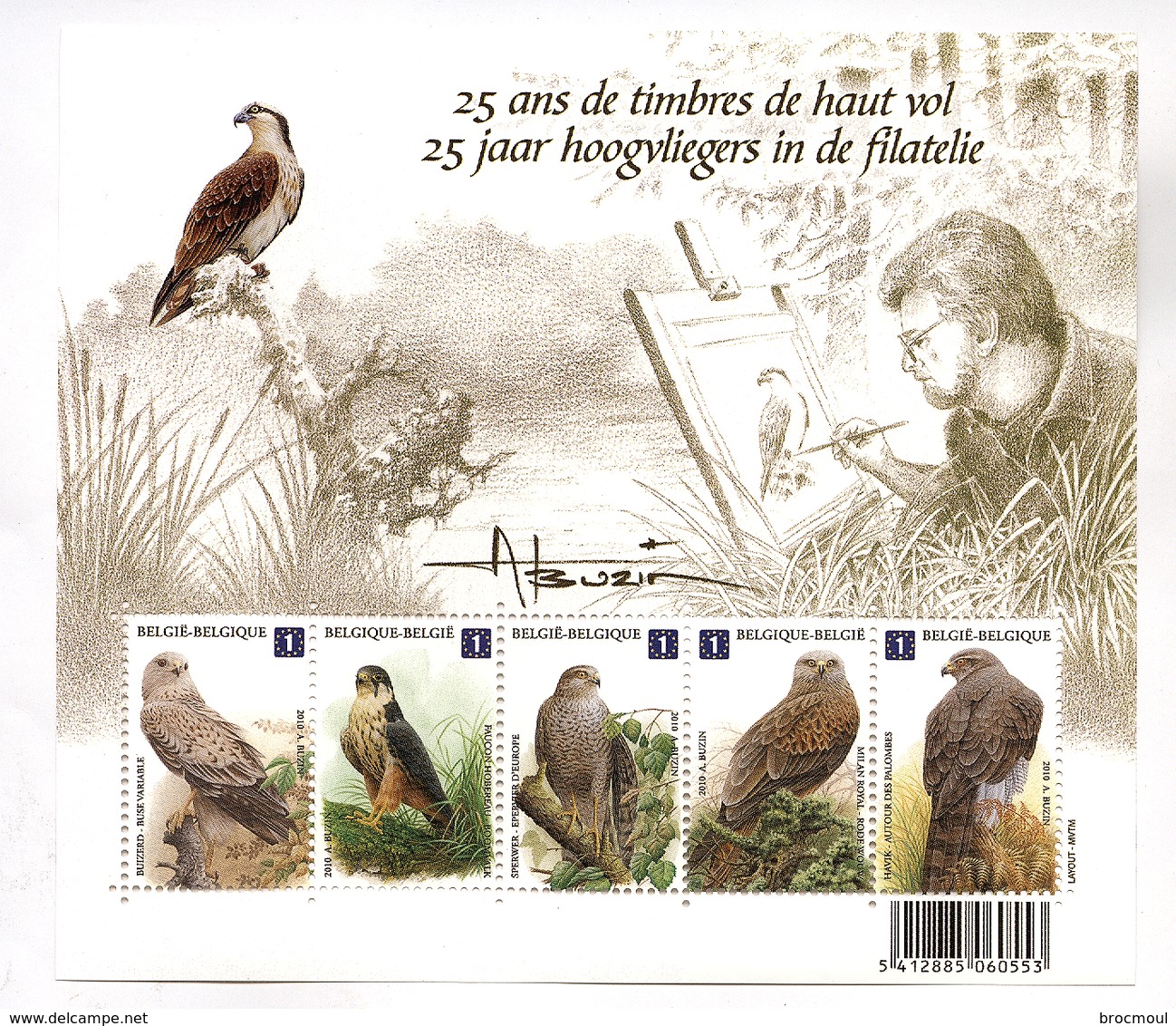 25 Jaar/ans   Hoogvliegers In De Filatelie / Timbres De Haut Vol     2010 - Zonder Classificatie