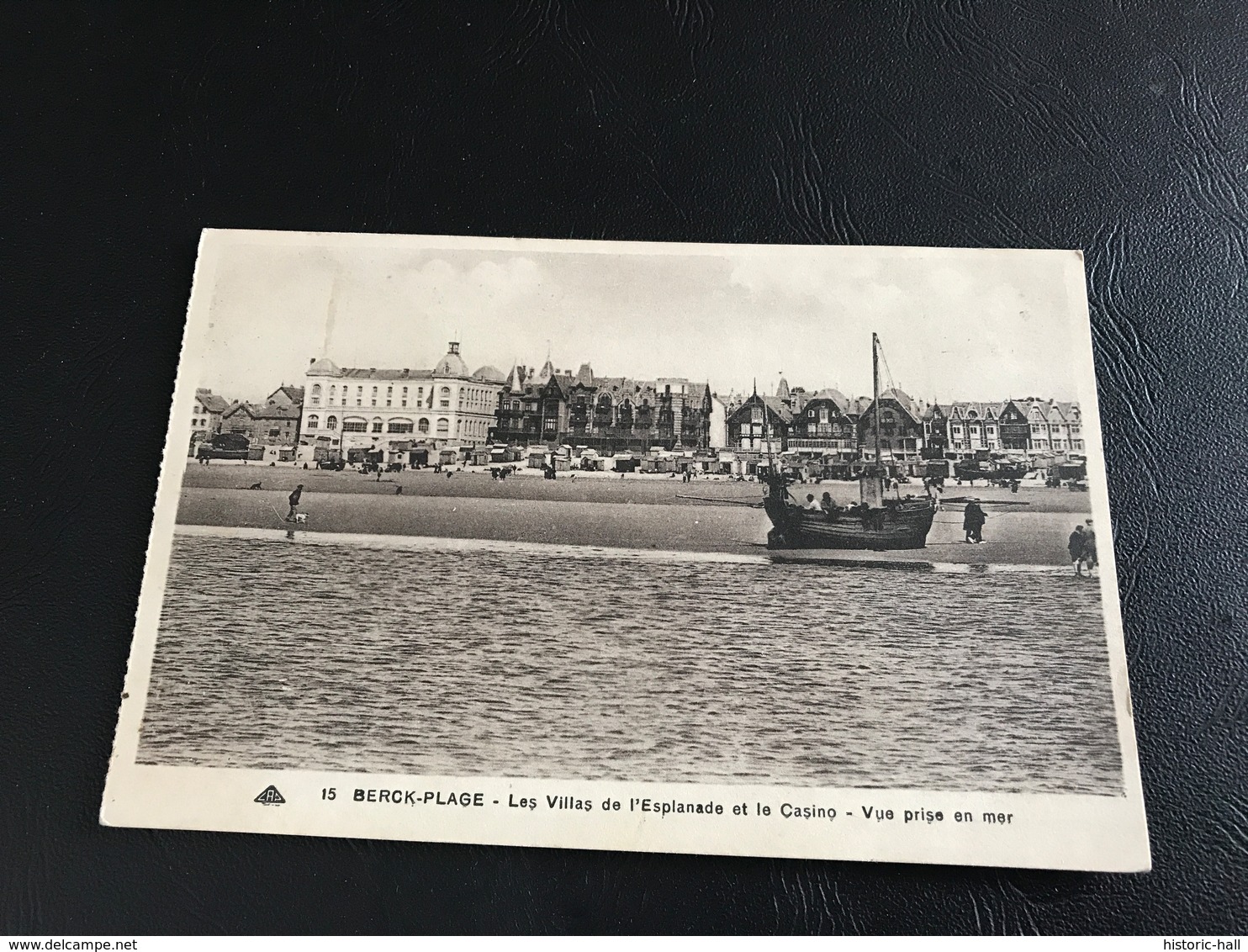 15 - BERCK PLAGE Les Villas De L’Esplanade Et Le Casino - Vue Prise En Mer - Timbrée - Berck