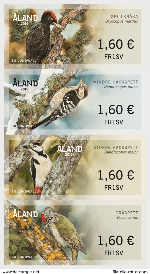 Aland - Postfris / MNH - Complete Set Spechten 2019 - Aland