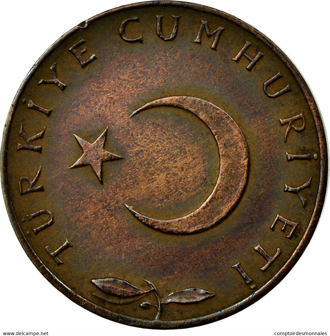 Monnaie, Turquie, 5 Kurus, 1968, TB, Bronze, KM:890.1 - Turquie