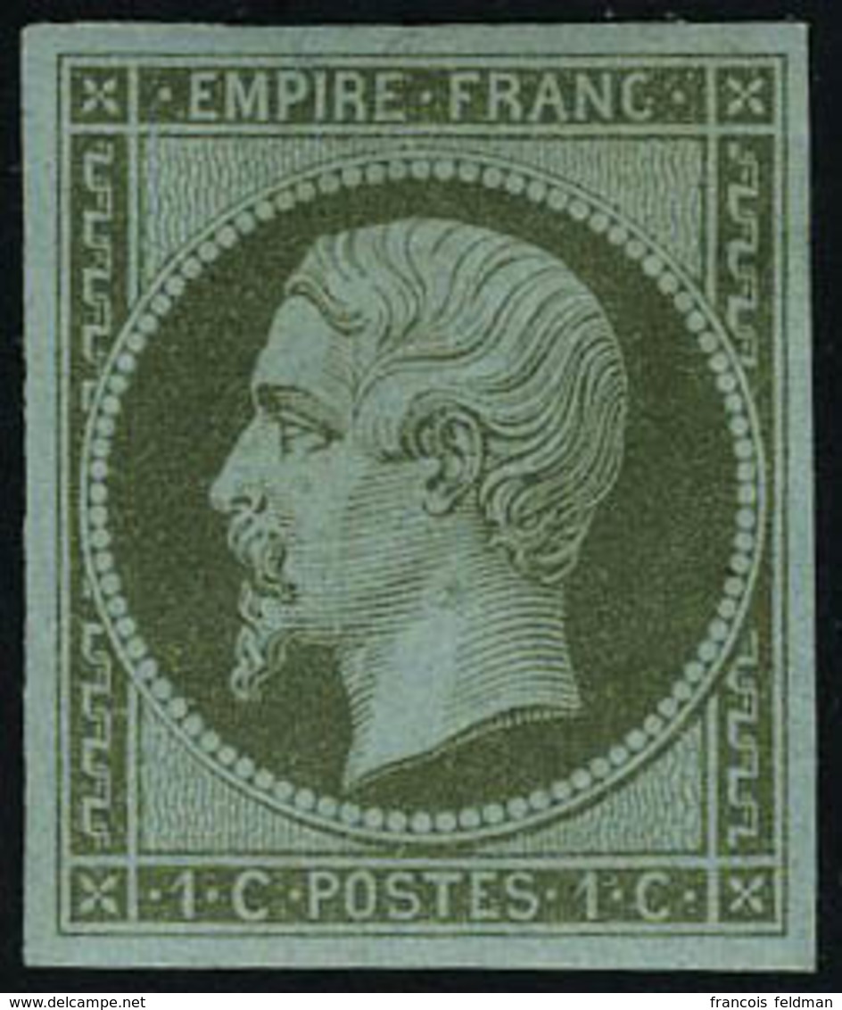 Neuf Avec Charnière N° 11, 1c Olive, T.B. Signé A.Brun - Andere & Zonder Classificatie