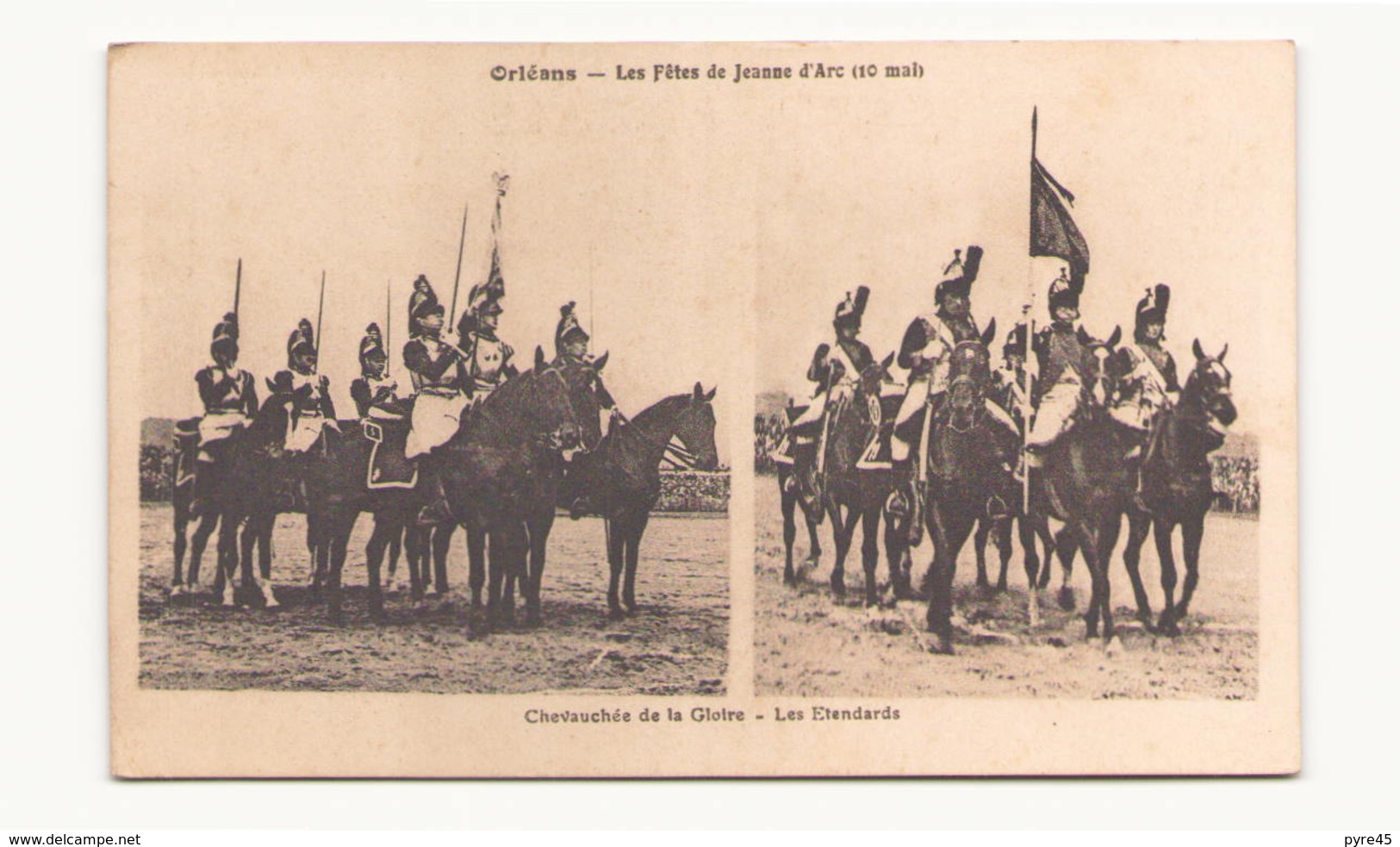 ORLEANS LES FETES DE JEANNE D ARC CHEVAUCHEE DE LA GLOIRE LES ETENDARDS - Autres & Non Classés