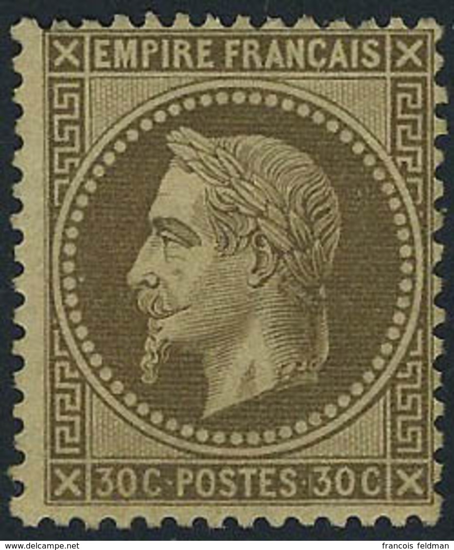 Neuf Avec Charnière N° 30, 30c Brun, T.B., Signé JF Brun - Altri & Non Classificati