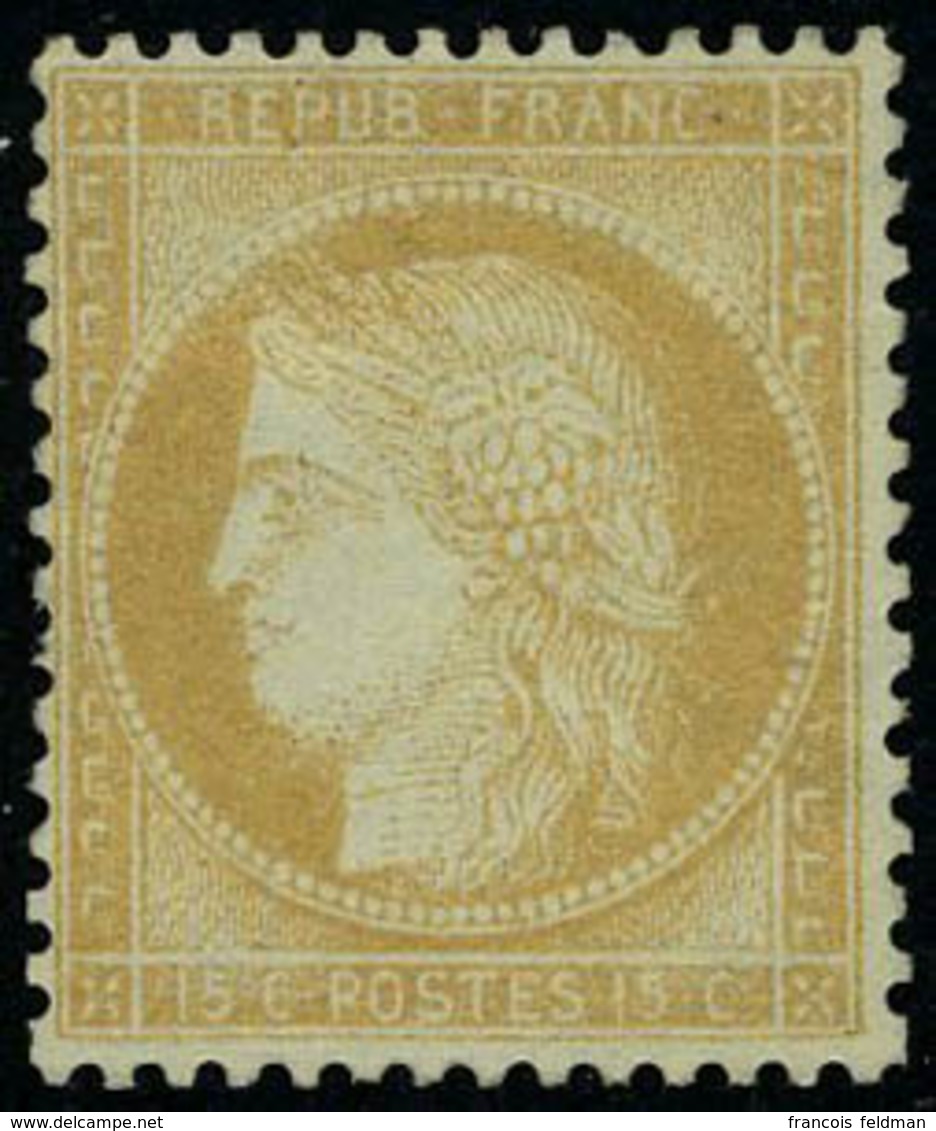 Neuf Avec Charnière N° 59, 15c Bistre, Petits Chiffres, T.B. - Sonstige & Ohne Zuordnung