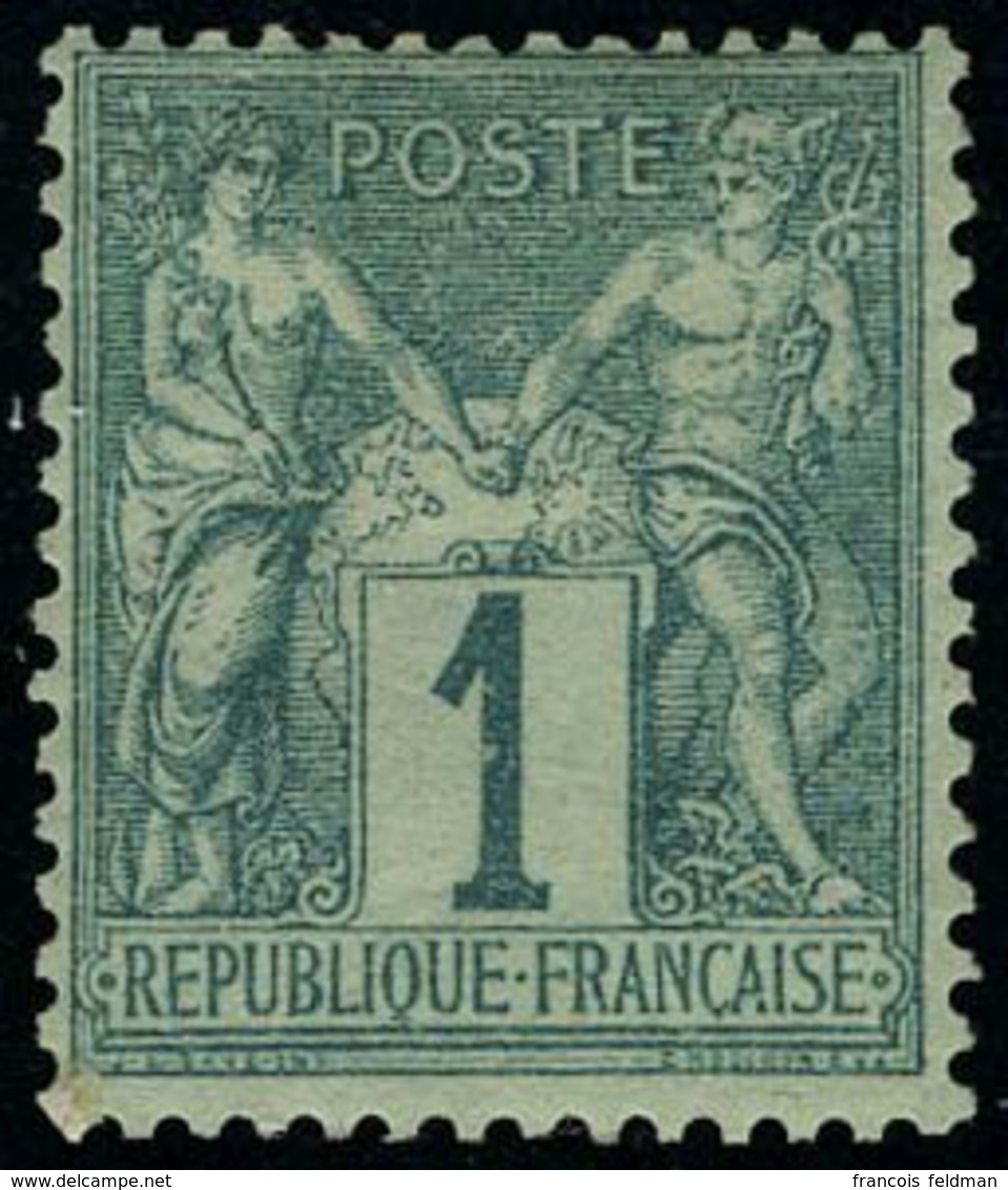 Neuf Avec Charnière N° 61, 1c Vert, T.B. - Sonstige & Ohne Zuordnung