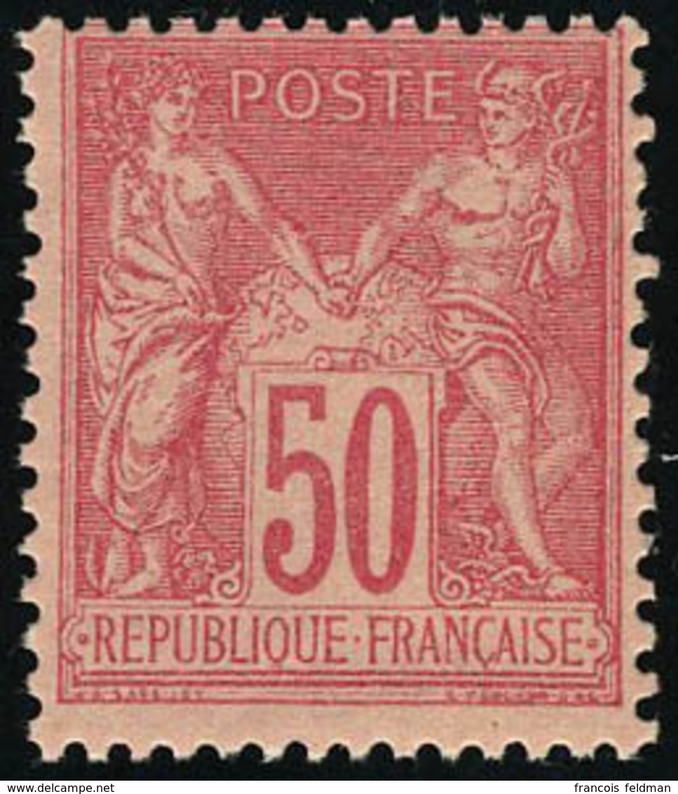 Neuf Sans Charnière N° 98, 50c Rose II, T.B. - Sonstige & Ohne Zuordnung