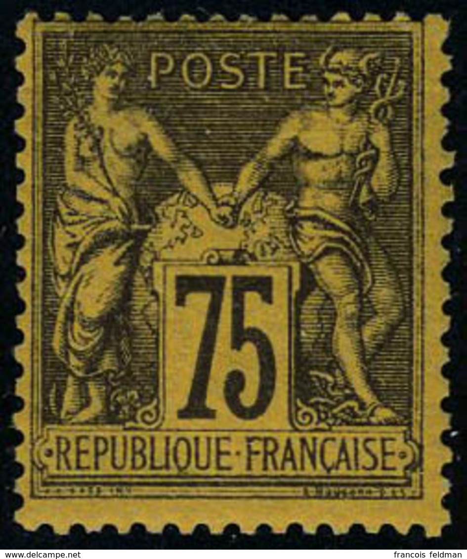 Neuf Avec Charnière N° 99, 75c Violet Sur Orange, Cl, T.B. - Sonstige & Ohne Zuordnung