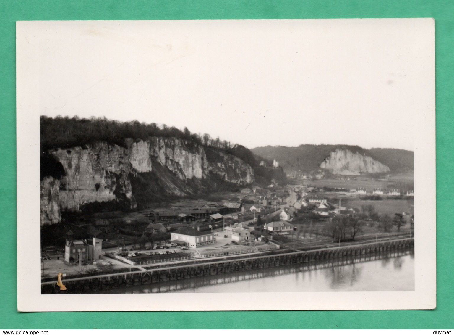 76 Seine Maritime Tancarville Photo Noir Et Blanc Non Datée Format 9cm X 13cm - Lieux