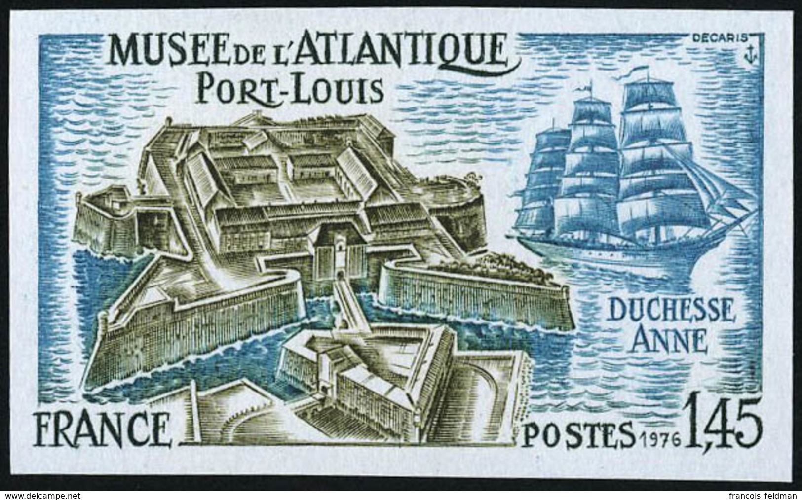 Neuf Sans Charnière N° 1913, Musée De L'Atlantique à Port Louis, 1ex ND + épreuve De Luxe, T.B. - Altri & Non Classificati