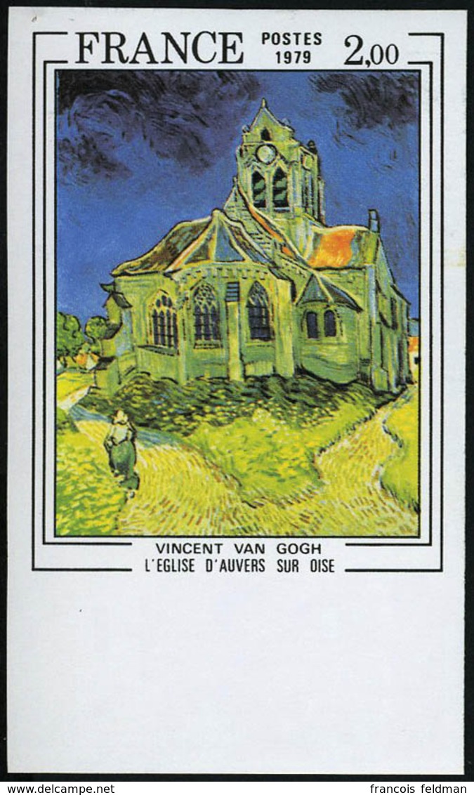 Neuf Sans Charnière N° 2054, L'Eglise D'Auvers Sur Oise Par V Van Gogh, 1ex ND + épreuve De Luxe, TB - Altri & Non Classificati