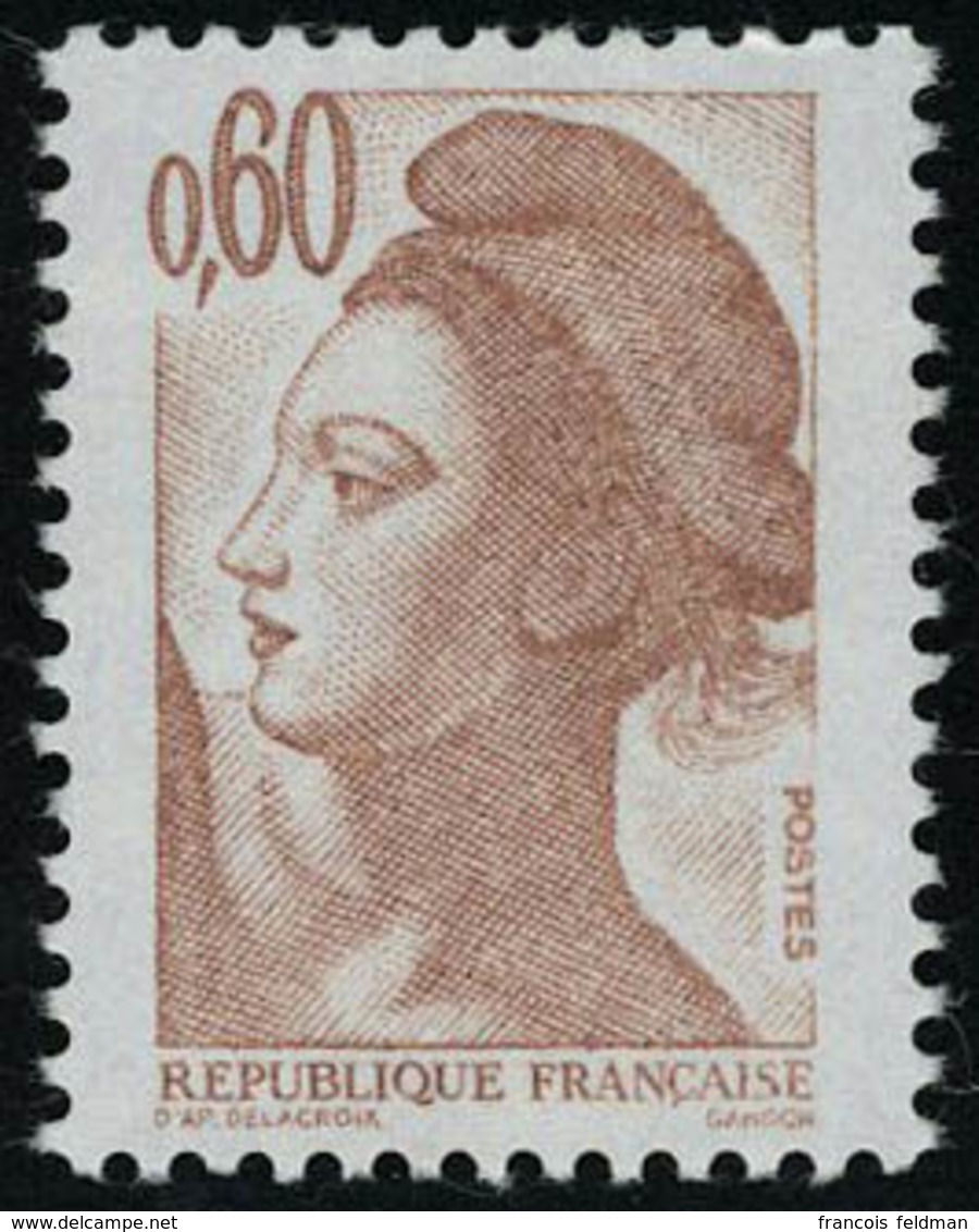 Neuf Sans Charnière N° 2239a, 60c Liberté Sans Phosphore T.B. - Altri & Non Classificati