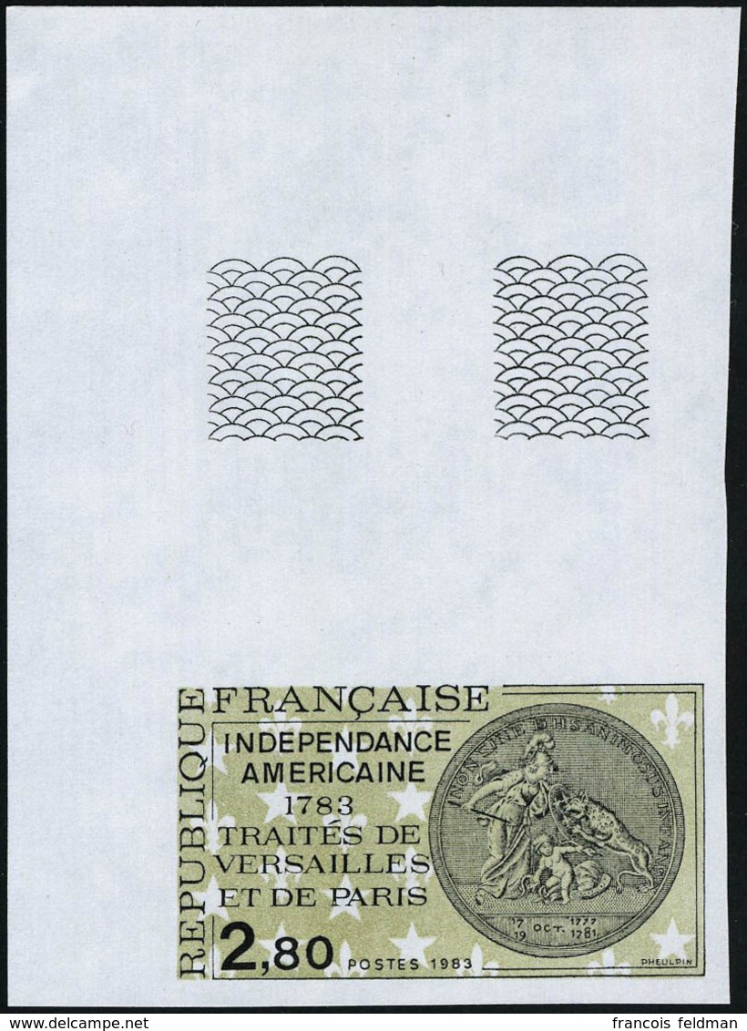 Neuf Sans Charnière N° 2285, Indépendance Américaine, 1ex ND + épreuve De Luxe, TB - Altri & Non Classificati