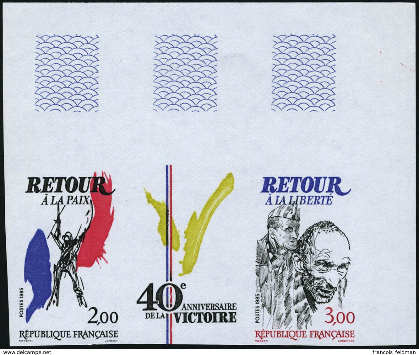 Neuf Sans Charnière N° 2369A, 40è Anniversaire De La Victoire, Le Triptyque ND, TB - Altri & Non Classificati