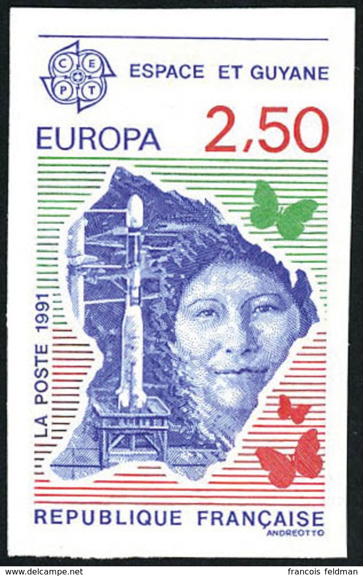 Neuf Sans Charnière N° 2696/97, La Paire Europa 1991 ND +2  épreuves De Luxe, T.B. - Altri & Non Classificati