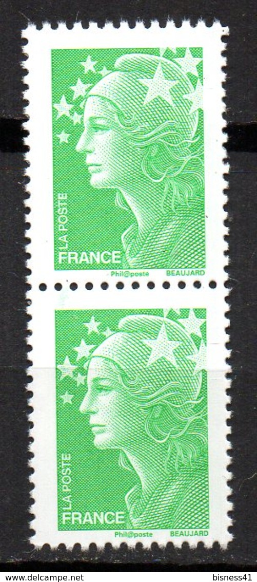 Col12  France Variété Marianne Beaujard  N° 4229  Pho A Cheval Paire  Neuf  XX MNH - Neufs