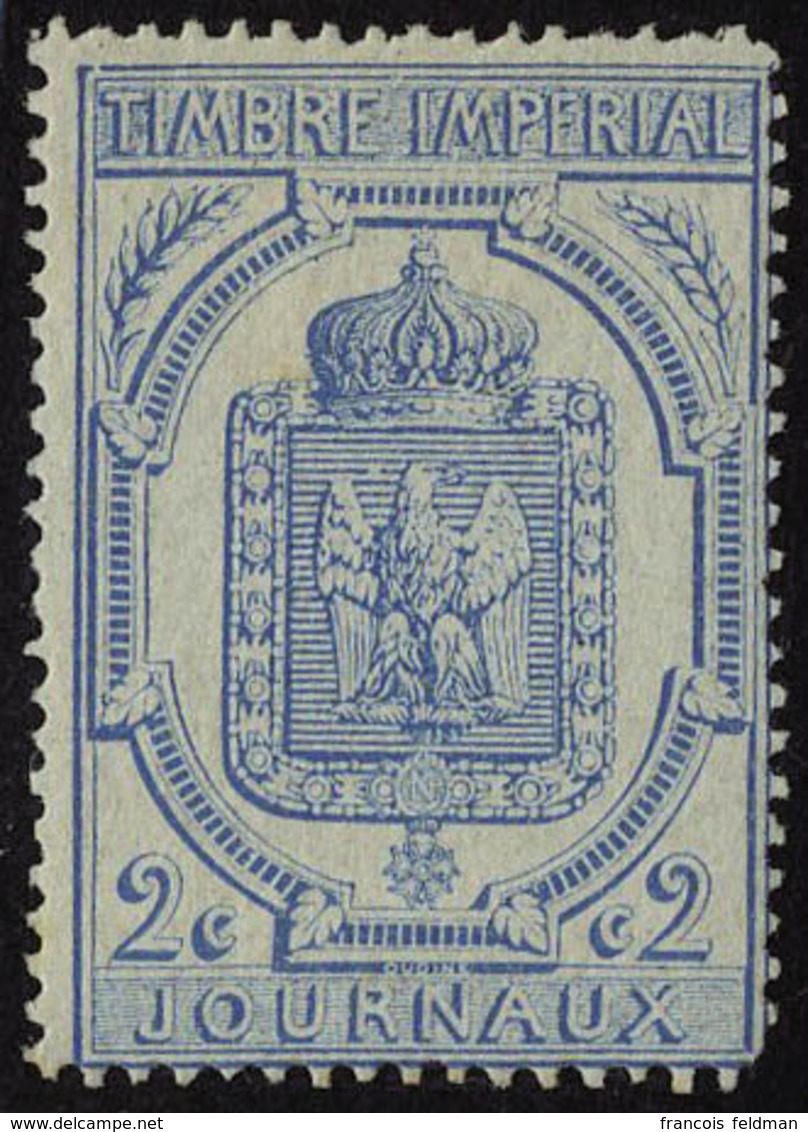 Neuf Avec Charnière N° 8, 2c Bleu, T.B. - Sonstige & Ohne Zuordnung