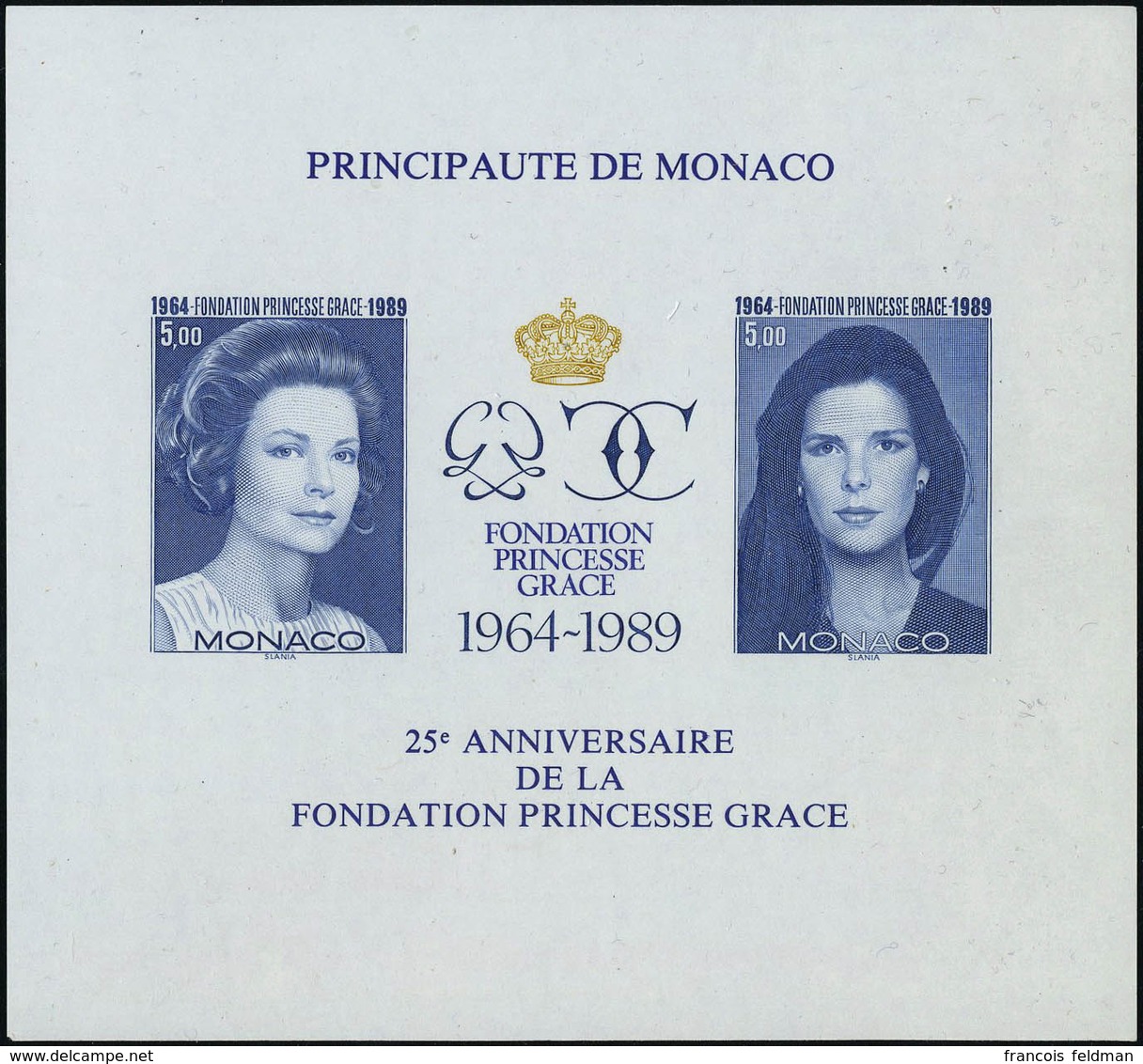 Neuf Sans Charnière N° 48a, Bloc Princesse Grace ND, TB - Altri & Non Classificati