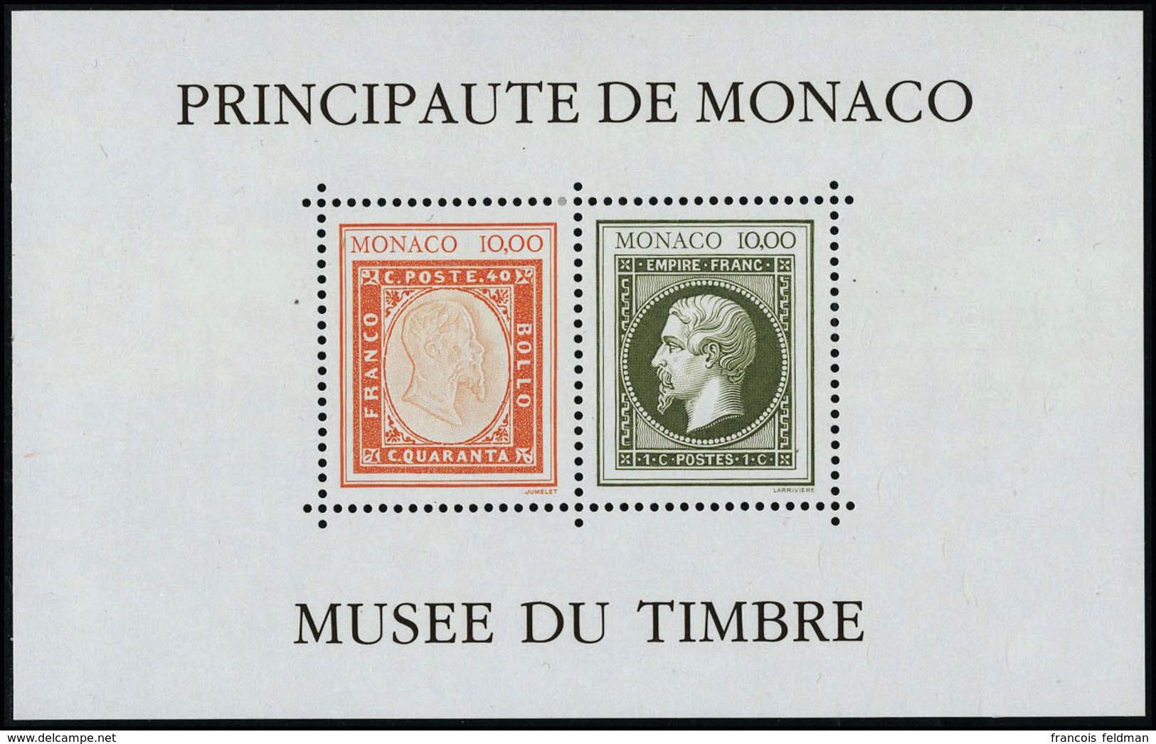 Neuf Sans Charnière N° 58A, Bloc Du Musée Du Timbre Sans Cachet à Date, Non émis, T.B. - Sonstige & Ohne Zuordnung