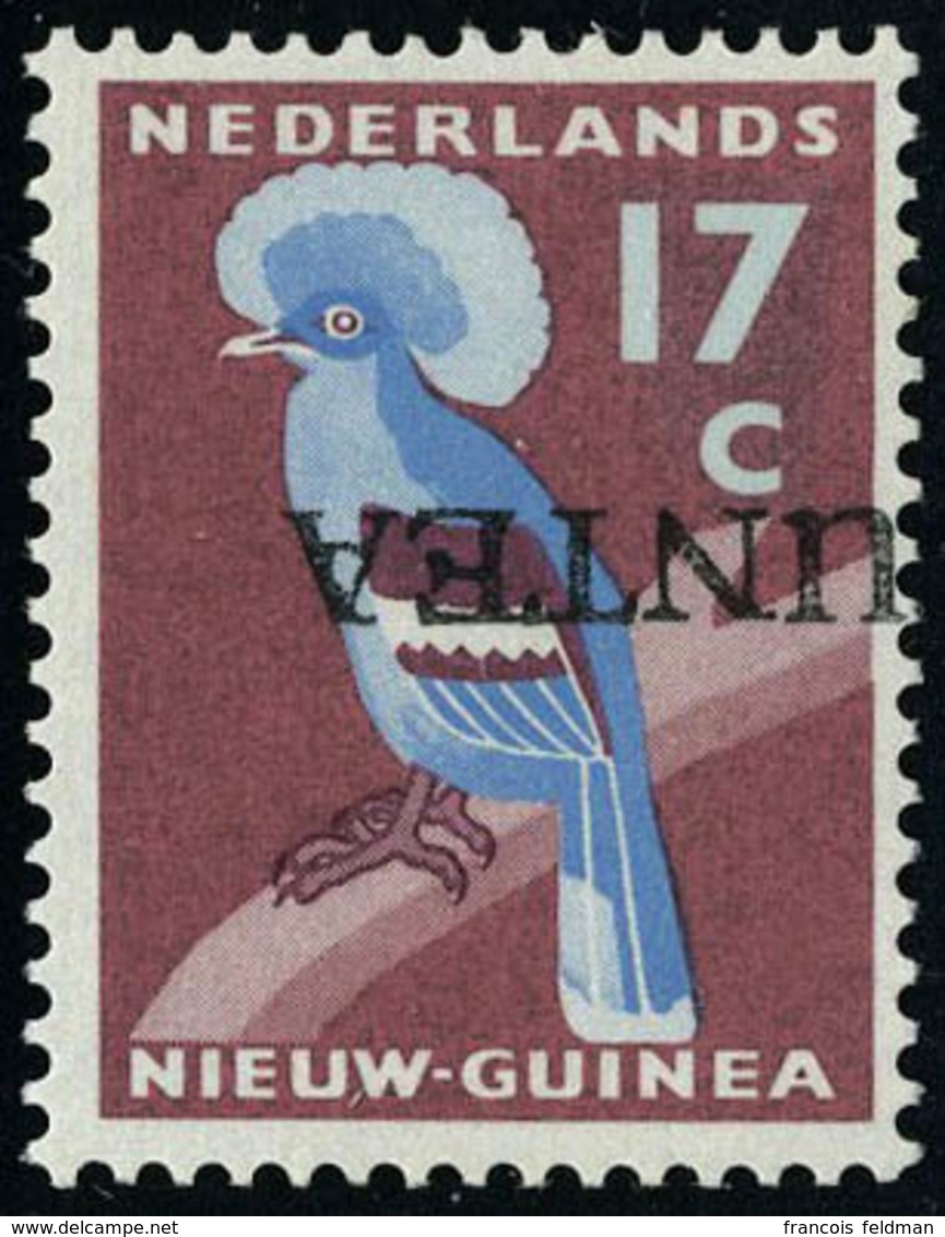 Neuf Sans Charnière 17c De Nouvelle Guinée Néerlandaise Surchargé UNTEA, Administration Des Nations Unies N° 8, Surcharg - Sonstige & Ohne Zuordnung