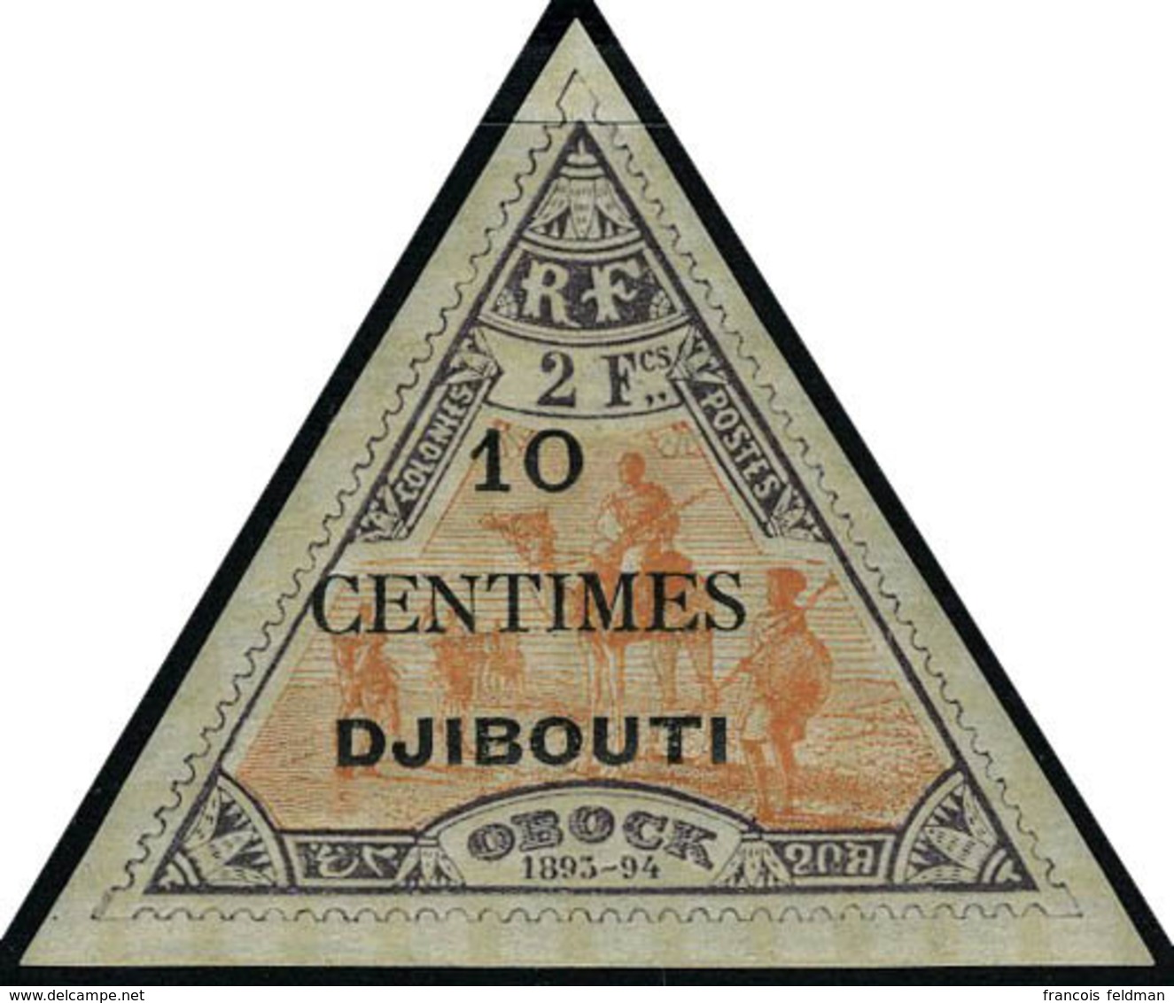 Neuf Avec Charnière N° 32c, 10c Sur 2f Variété Gros O, T.B. - Altri & Non Classificati