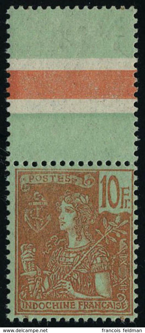 Neuf Sans Charnière N° 40, 10f Grasset Rouge Sur Vert, Bdf, T.B. - Sonstige & Ohne Zuordnung