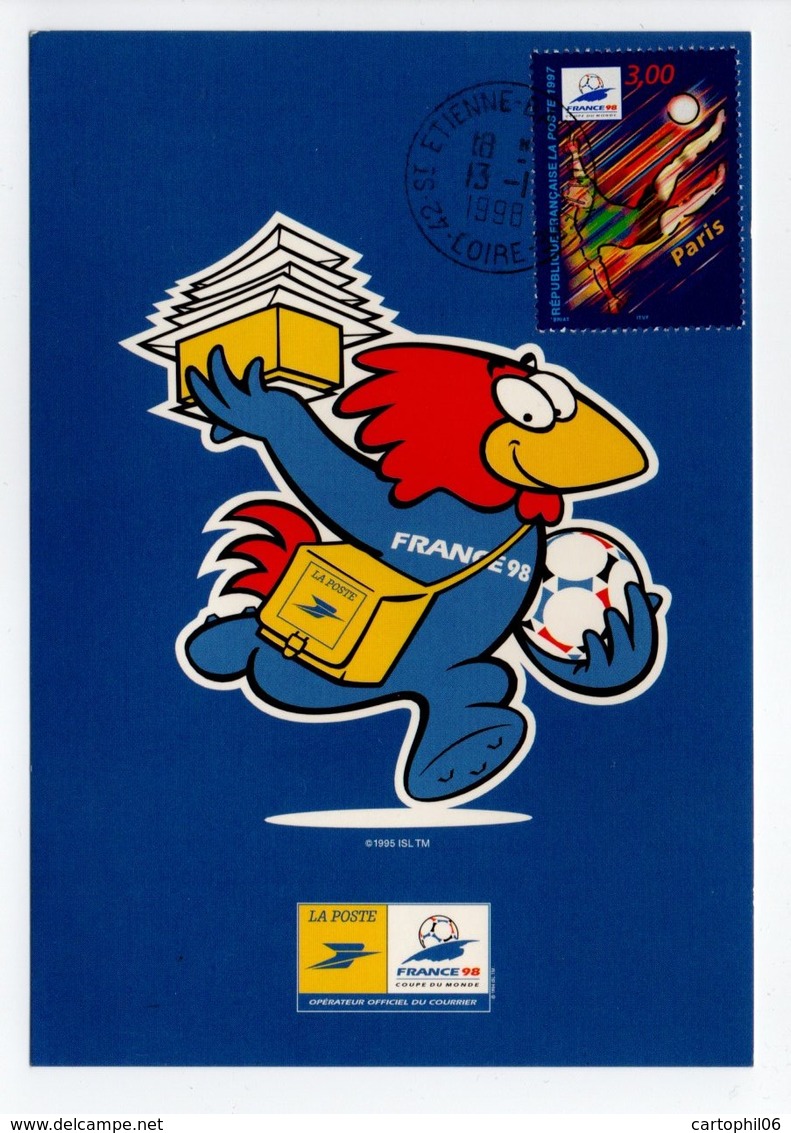 - Carte Postale COUPE DU MONDE DE FOOTBALL FRANCE 98 - Equipe De PARIS - - 1998 – France