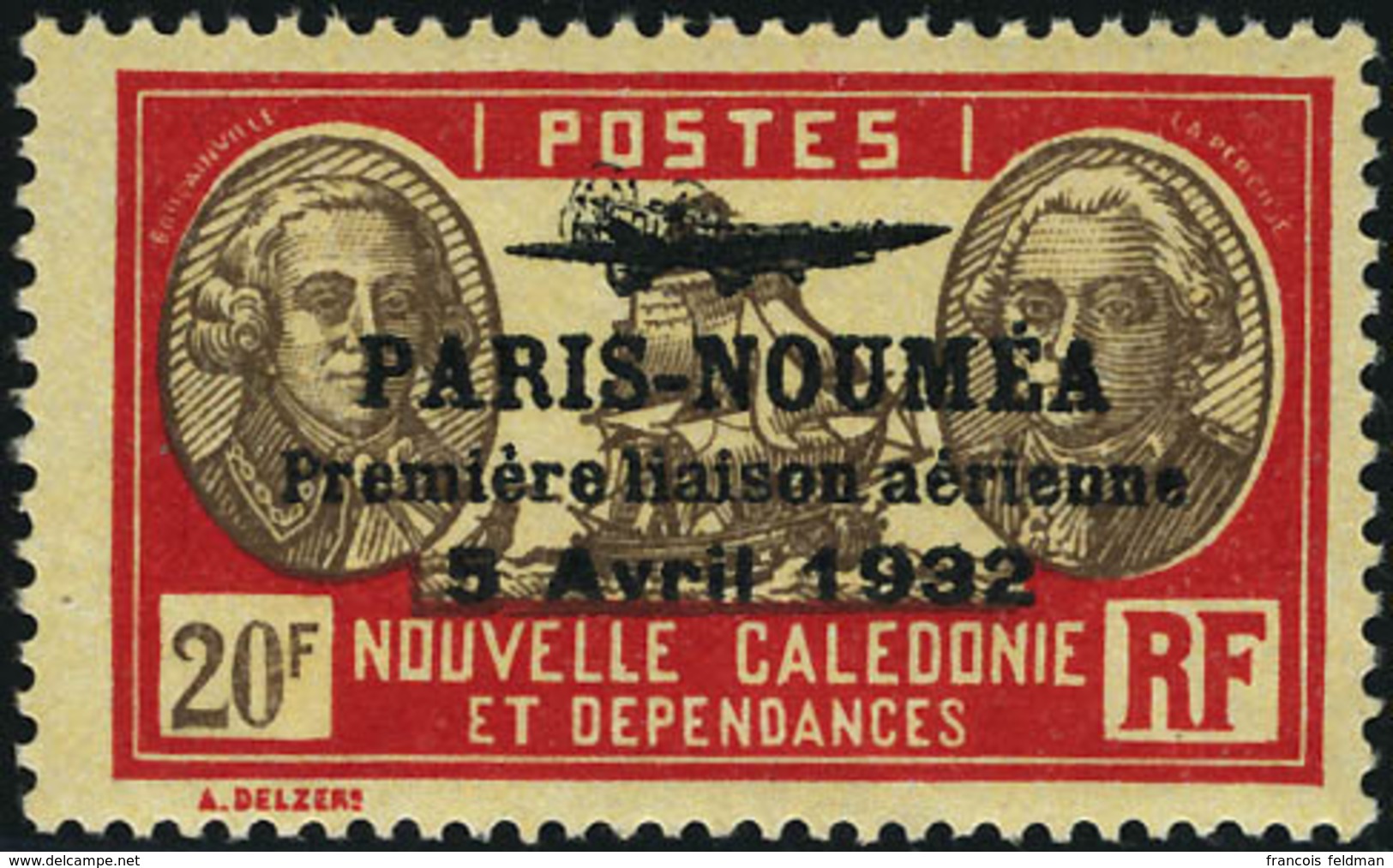 Neuf Avec Charnière N°3/28. La Série Paris-Nouméa. T.B. - Autres & Non Classés