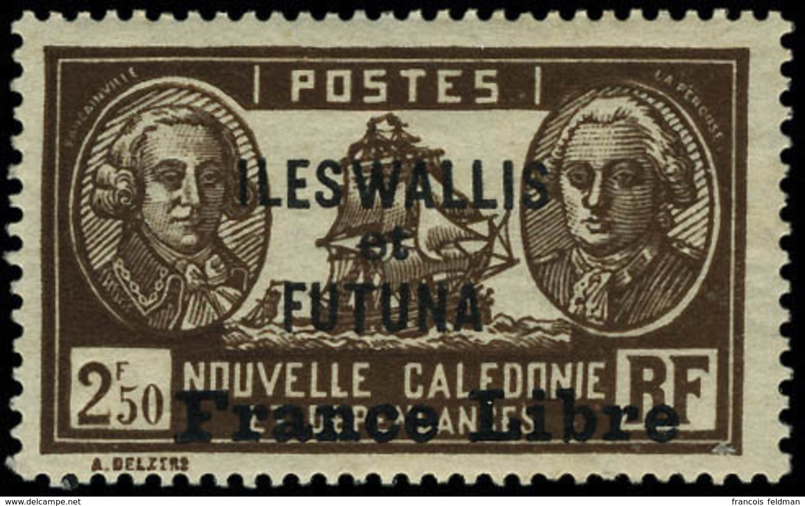 Neuf Avec Charnière N° 120, 2f50 France Libre, Cl, T.B. - Sonstige & Ohne Zuordnung