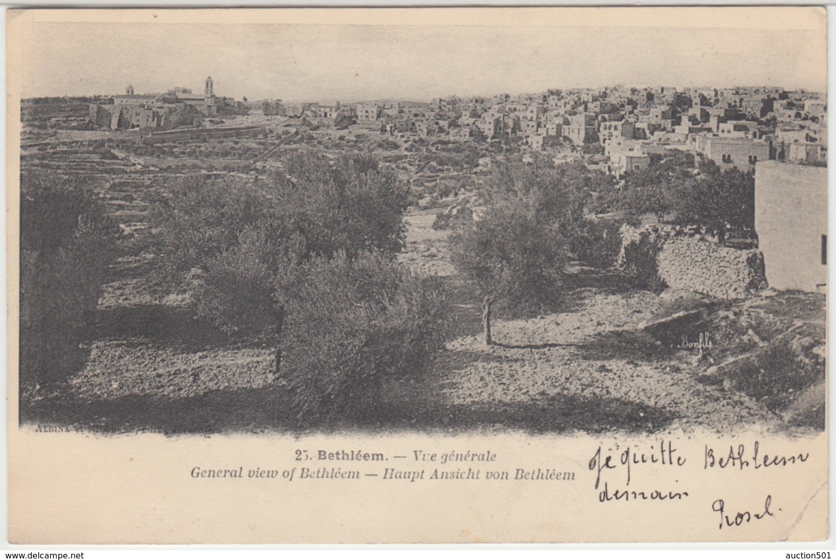 28400g  BETHLEEM - Panorama - Levant Russe - 1904 - Israel