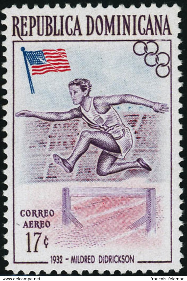 Neuf Sans Charnière N°444/448 + PA N°101/103 Jeux Olympiques Melbourne 1957. La Série De 8 Valeurs, Essais En Couleurs D - Altri & Non Classificati