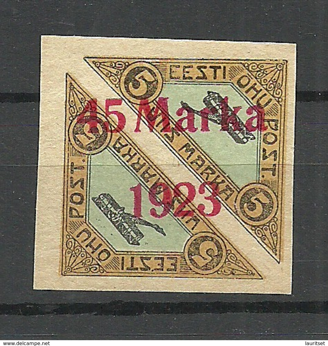 FAUX Estonia Estland 1923 Michel 45 B Alter Fälschung Fake * - Estland