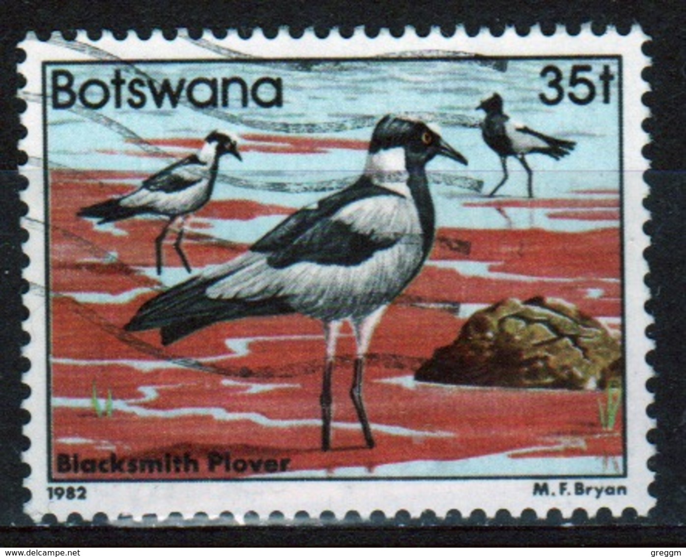 Botswana 1982 Single 35t Commemorative Stamp From The Birds Set. - Botswana (1966-...)