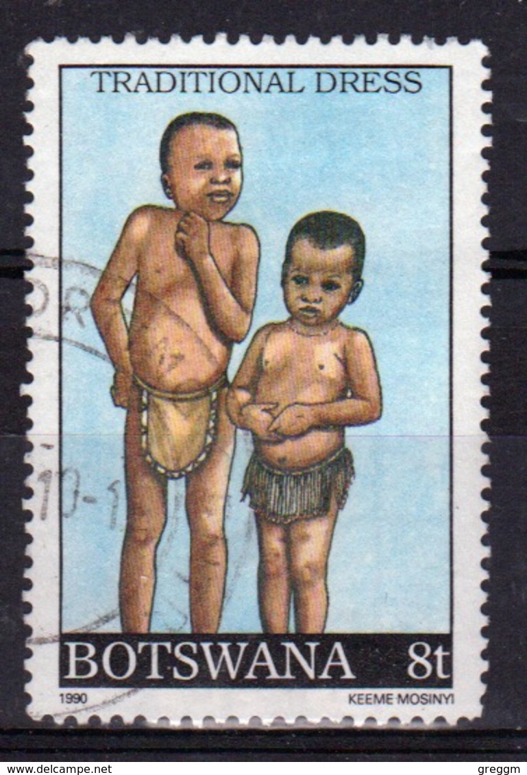 Botswana 1990 Single 8t Commemorative Stamp From The Traditional Dress Set. - Botswana (1966-...)