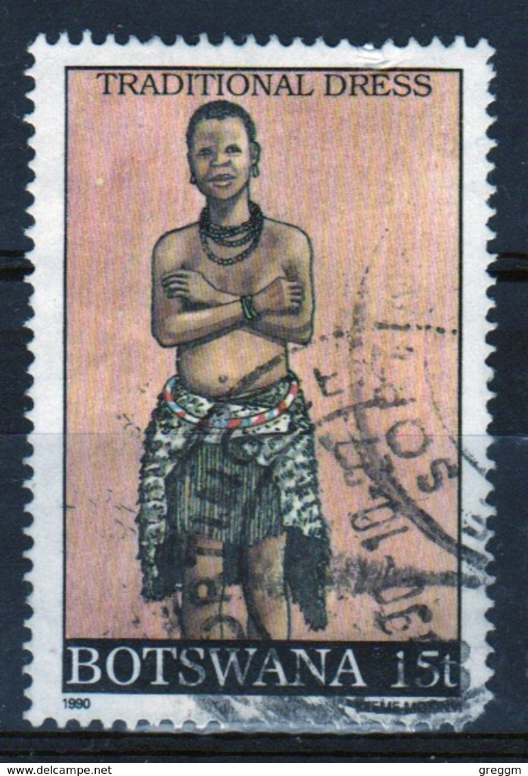 Botswana 1990 Single 15t Commemorative Stamp From The Traditional Dress Set. - Botswana (1966-...)