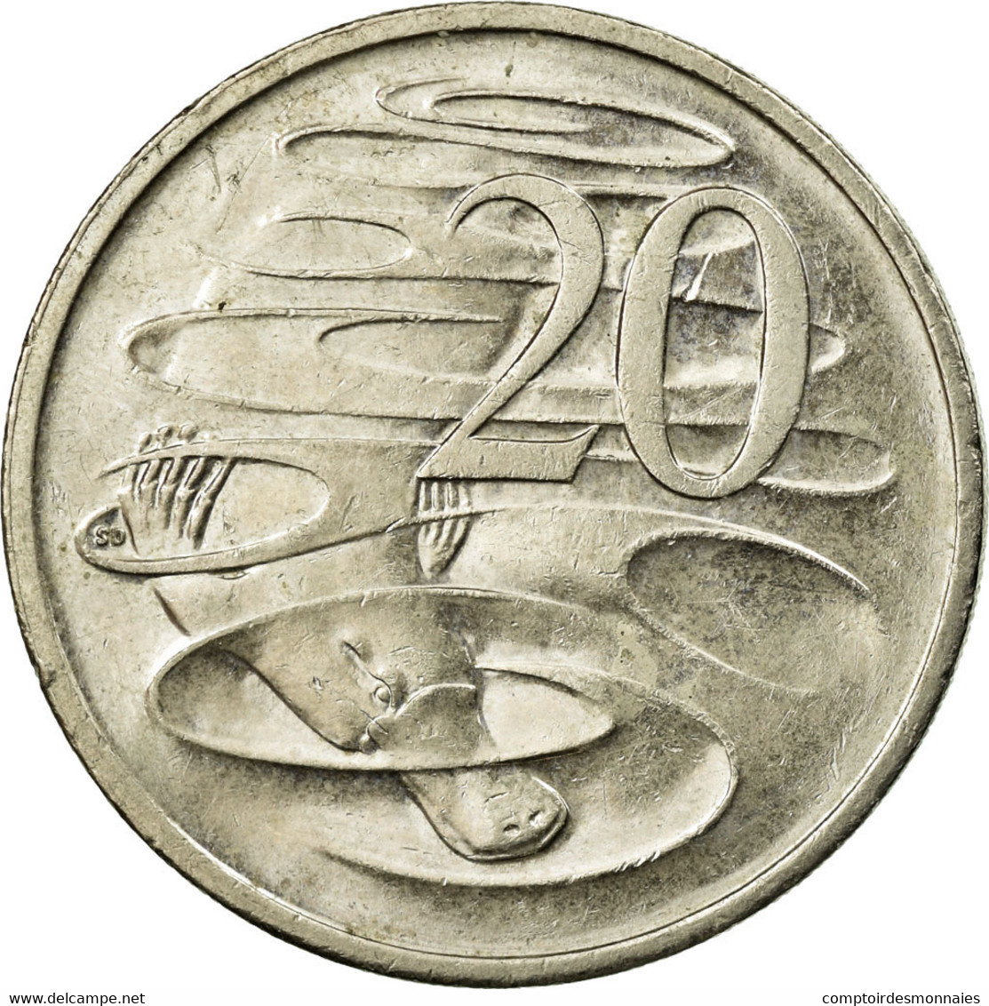 Monnaie, Australie, Elizabeth II, 20 Cents, 2001, TTB, Copper-nickel, KM:403 - 20 Cents