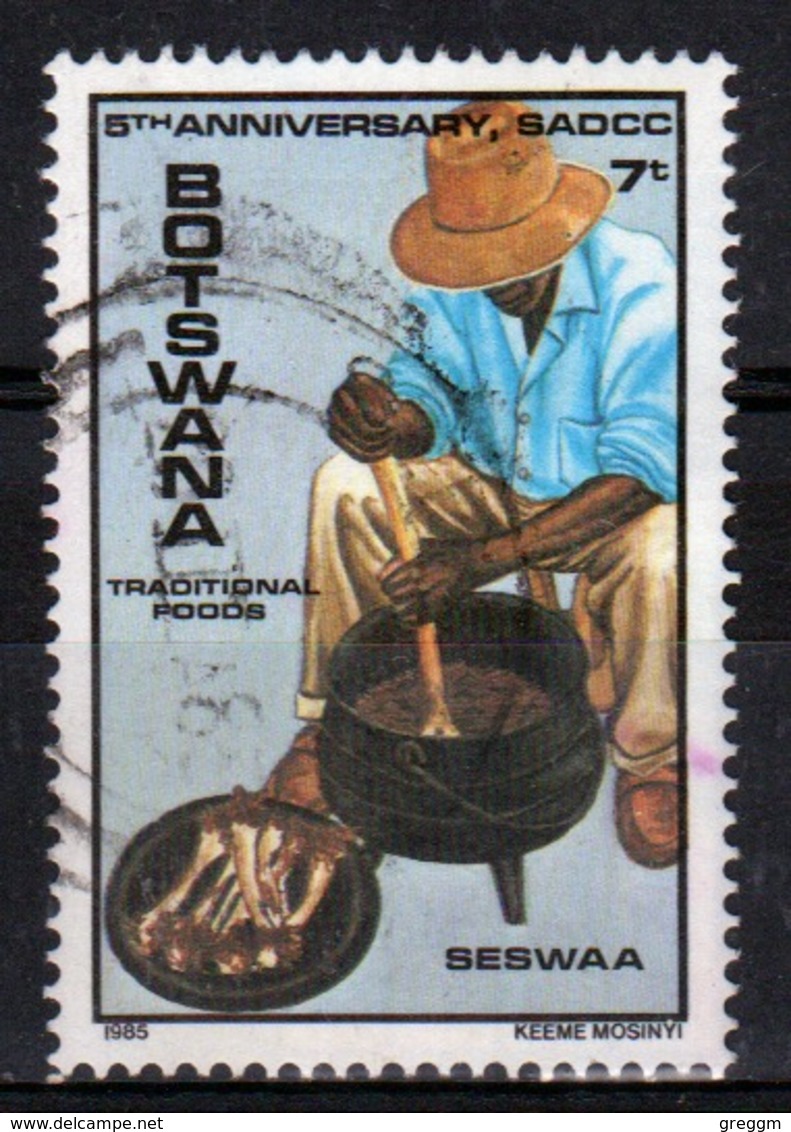 Botswana 1985 Single 7t Commemorative Stamp From The African Development Conference Set. - Botswana (1966-...)