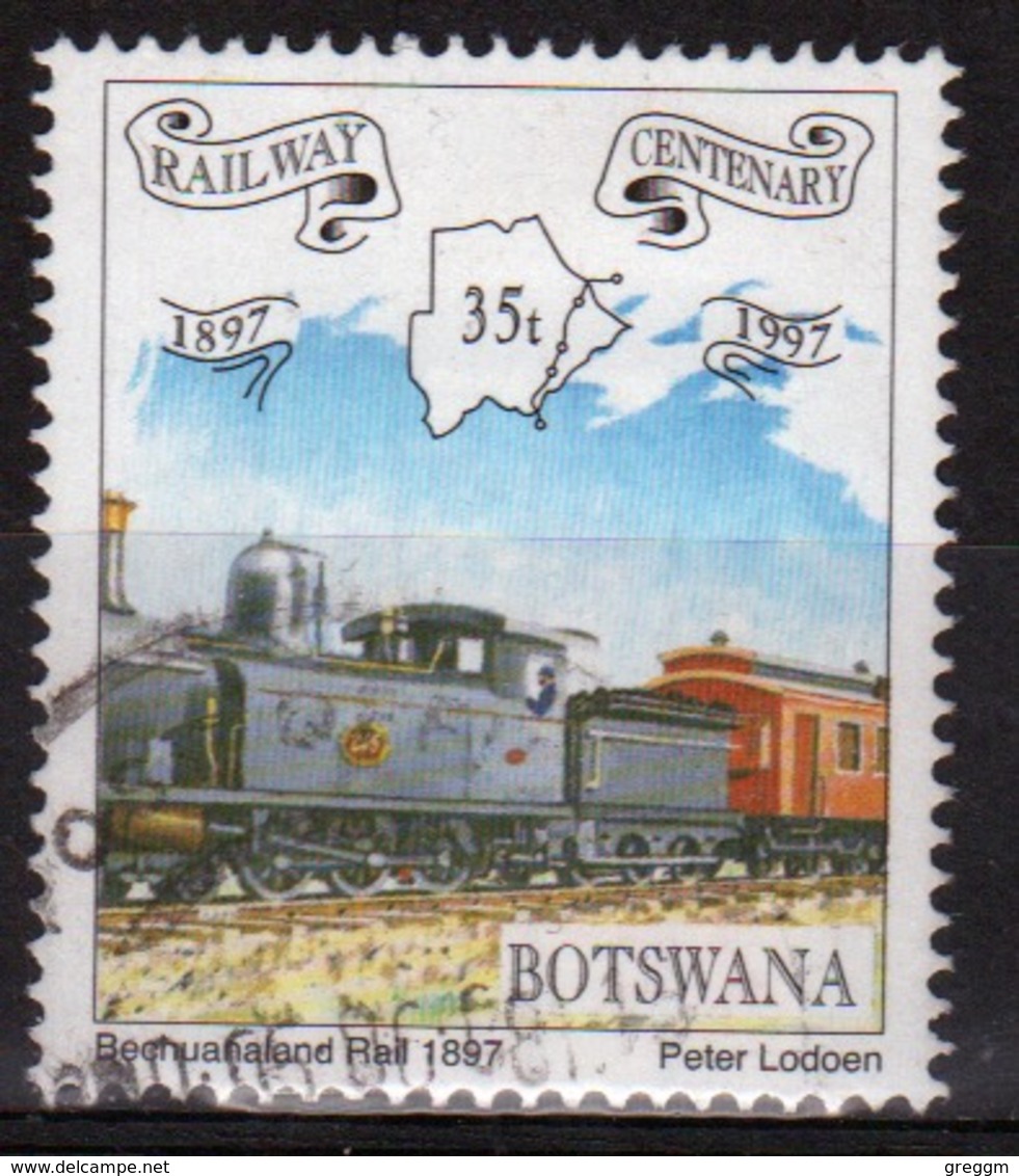 Botswana 1997 Single 35t Commemorative Stamp From The Railway Centenary Set. - Botswana (1966-...)