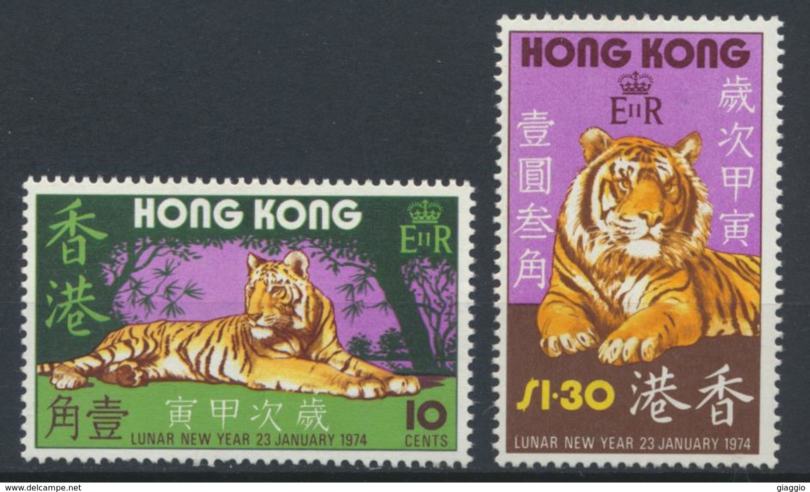 °°° HONG KONG - Y&T N°285/86 MNH - 1974 °°° - Unused Stamps