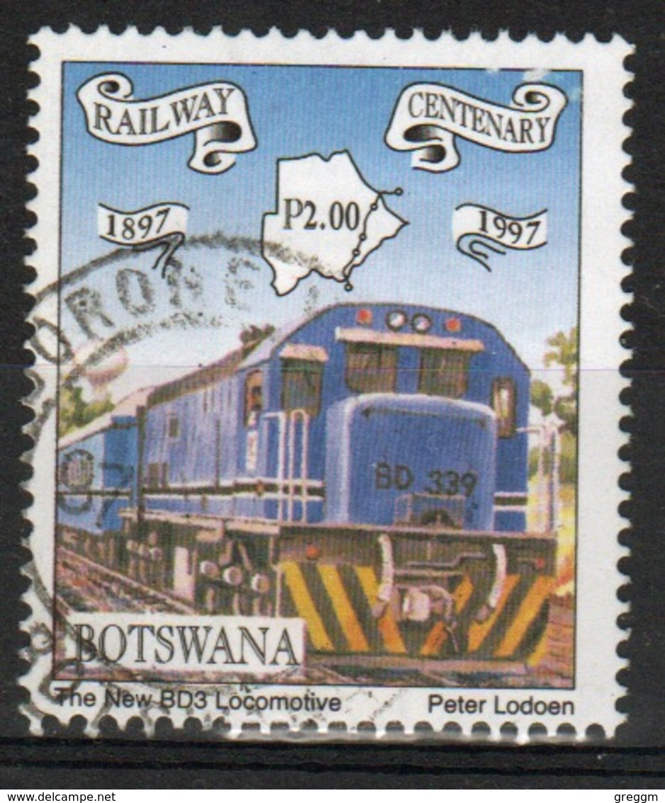 Botswana 1997 Single P2 Commemorative Stamp From The Railway Centenary Set. - Botswana (1966-...)