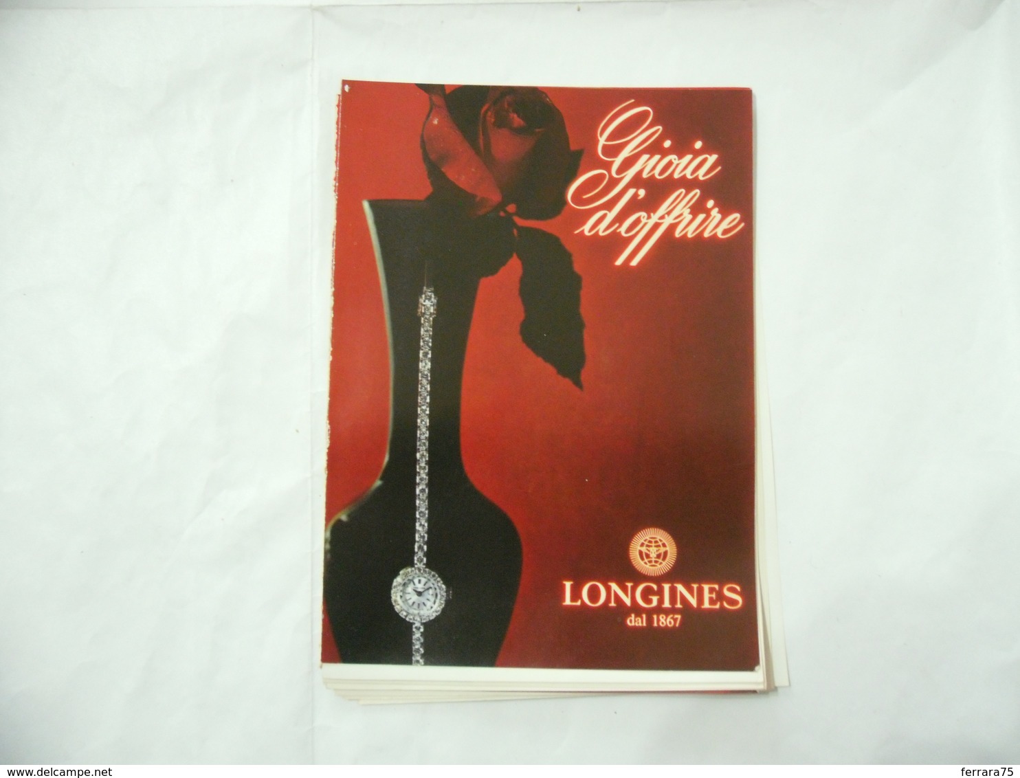 CATALOGO DEPLIANT INSERTO SPECIALE COLLEZIONE OROLOGIO LONGINES VINTAGE- - Altri & Non Classificati