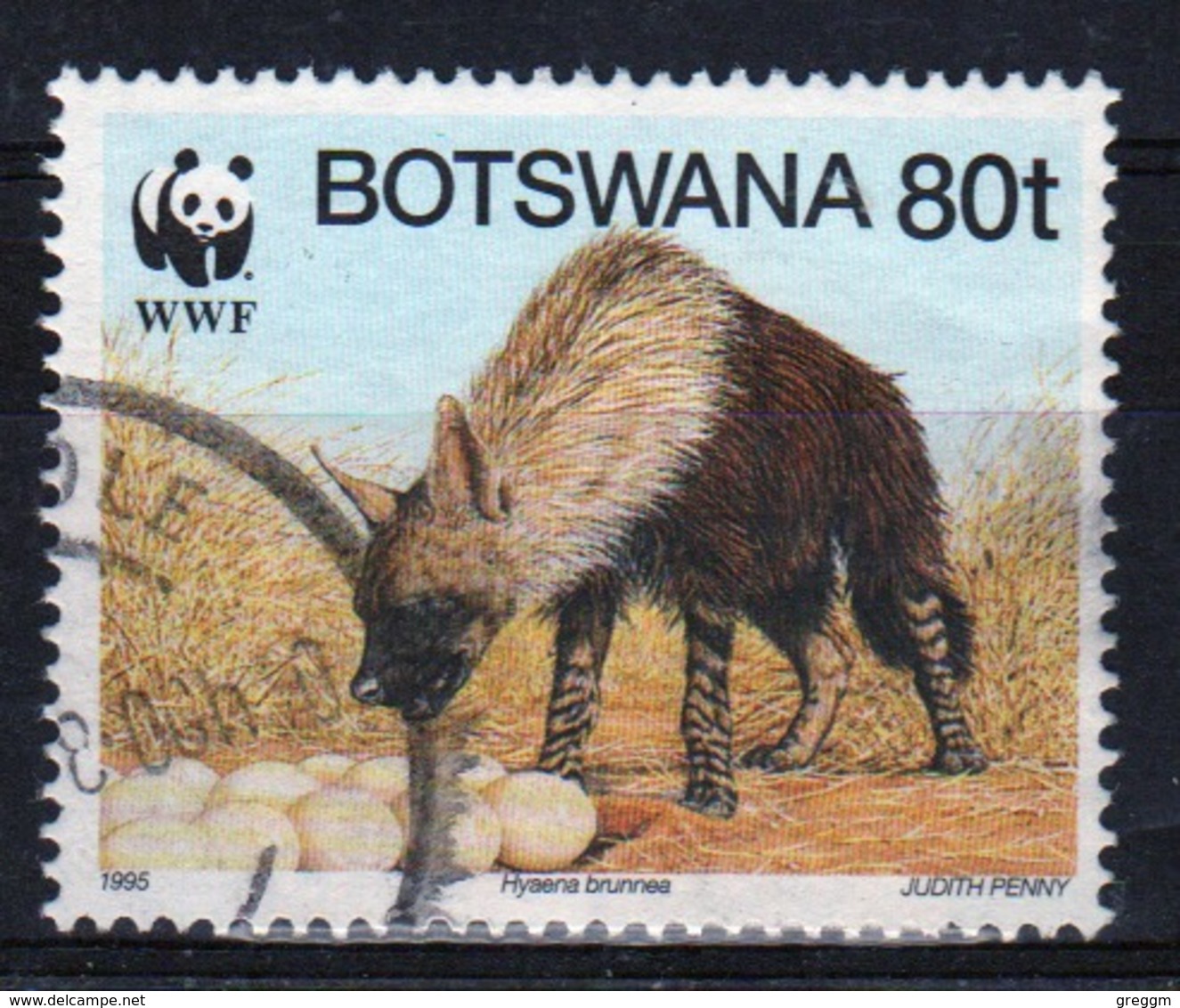 Botswana 1995 Single 80t Commemorative Stamp From The Endangered Species Set. - Botswana (1966-...)