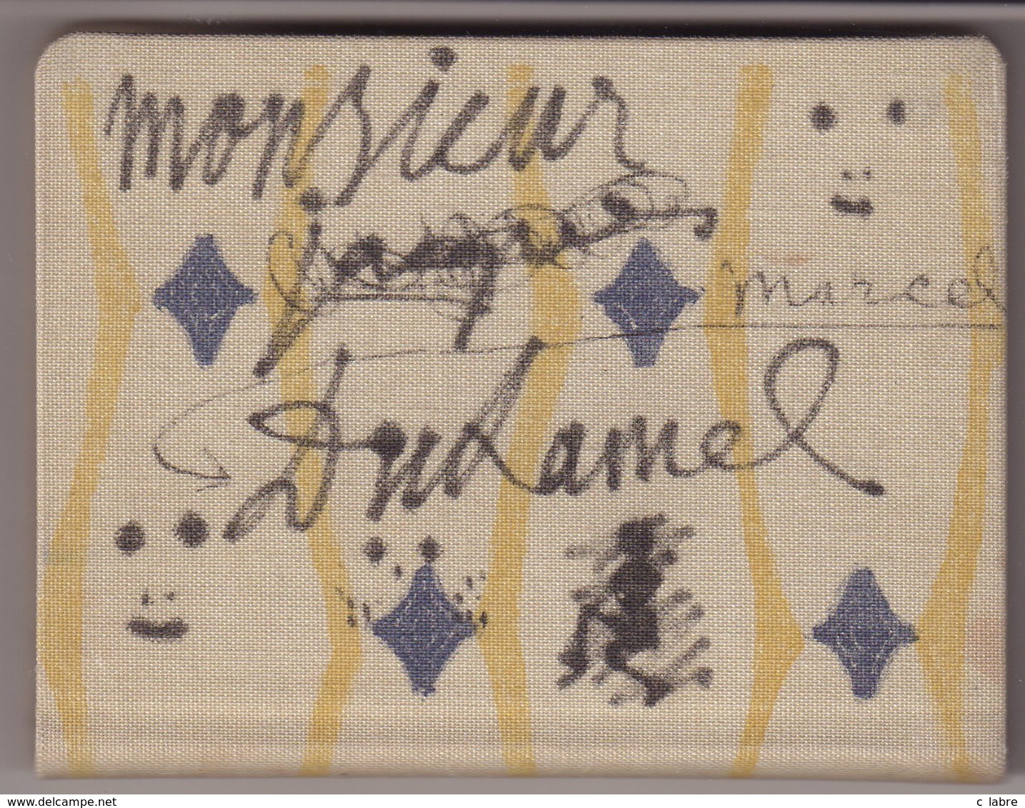 LE CARNET DES CARNETS . PICASSO . 18/01/65 . POUR MR MARCEL DUHAMEL . - Autres & Non Classés