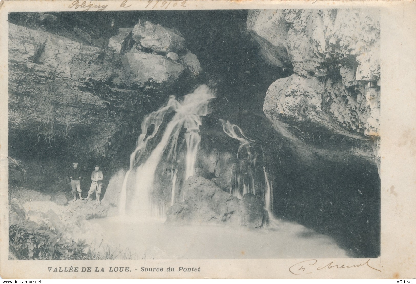 CPA - France - (25) Doubs - Vallée De La Loue - Source Du Pontet - Autres & Non Classés